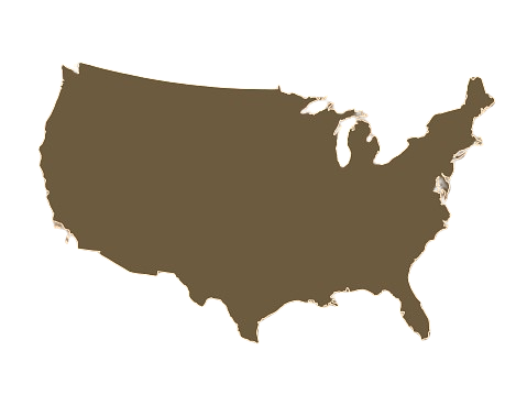 Mapa de Cobertura Estados Unidos